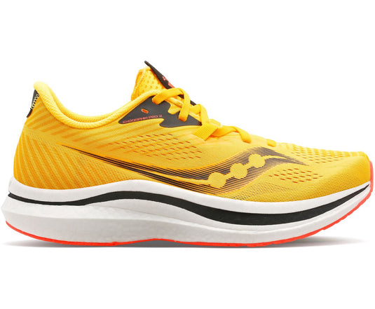 Saucony Mens Endorphin Pro 2 Sneakers Athletic Running Shoes - Vizigold/Vizired-1