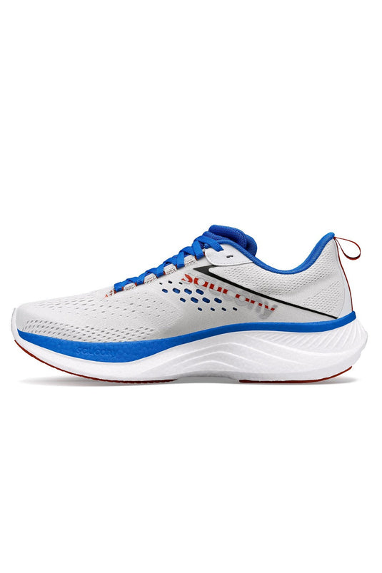 Saucony Mens Ride 17 (D) Shoes Sneakers Runners Running in White/Cobalt-4