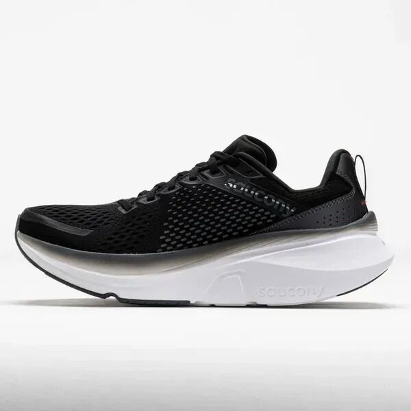 Load image into Gallery viewer, Wide Saucony Guide 17 Mens Running Shoes Stability Support - Black White-2
