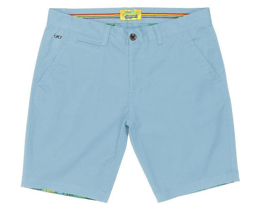 Spongebob Squarepants Mens Summer Shorts Cotton - Light Blue-0