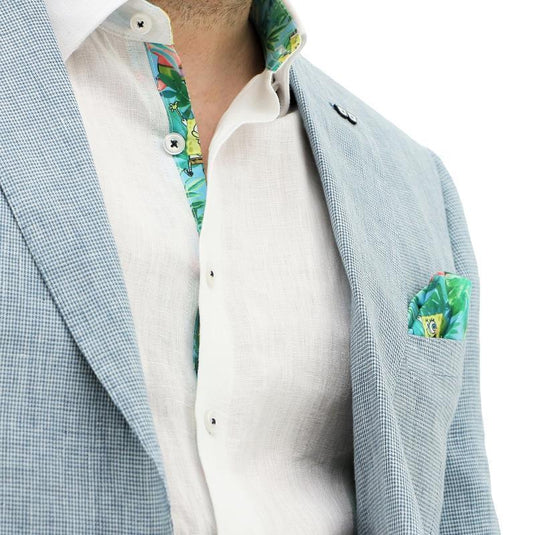 SpongeBob Squarepants Sports Suit Jacket Coat - Light Blue-3