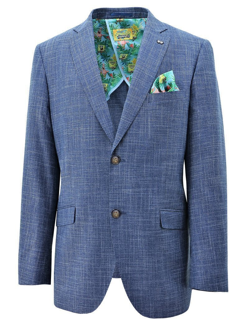 Load image into Gallery viewer, Mens SpongeBob Squarepants Sports Suit Jacket Hawaiian - Blue-0
