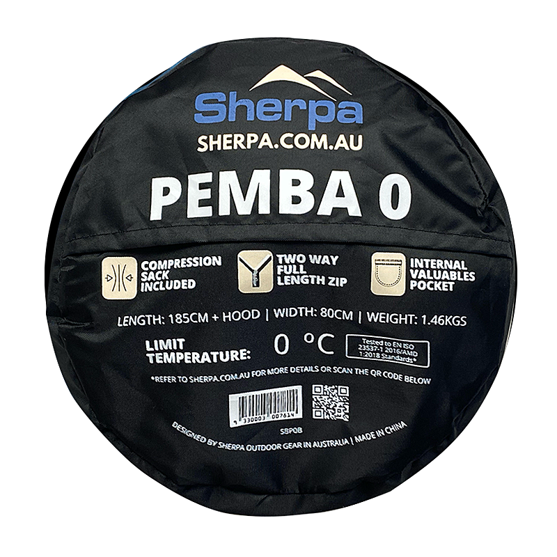 Load image into Gallery viewer, Sherpa Pemba 0 Degree Sleeping Bag Single Camping Hiking Winter Thermal-2

