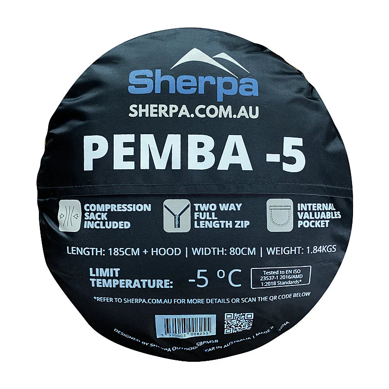 Load image into Gallery viewer, Sherpa Pemba -5 Degree Sleeping Bag Single Camping Hiking Winter Thermal-2
