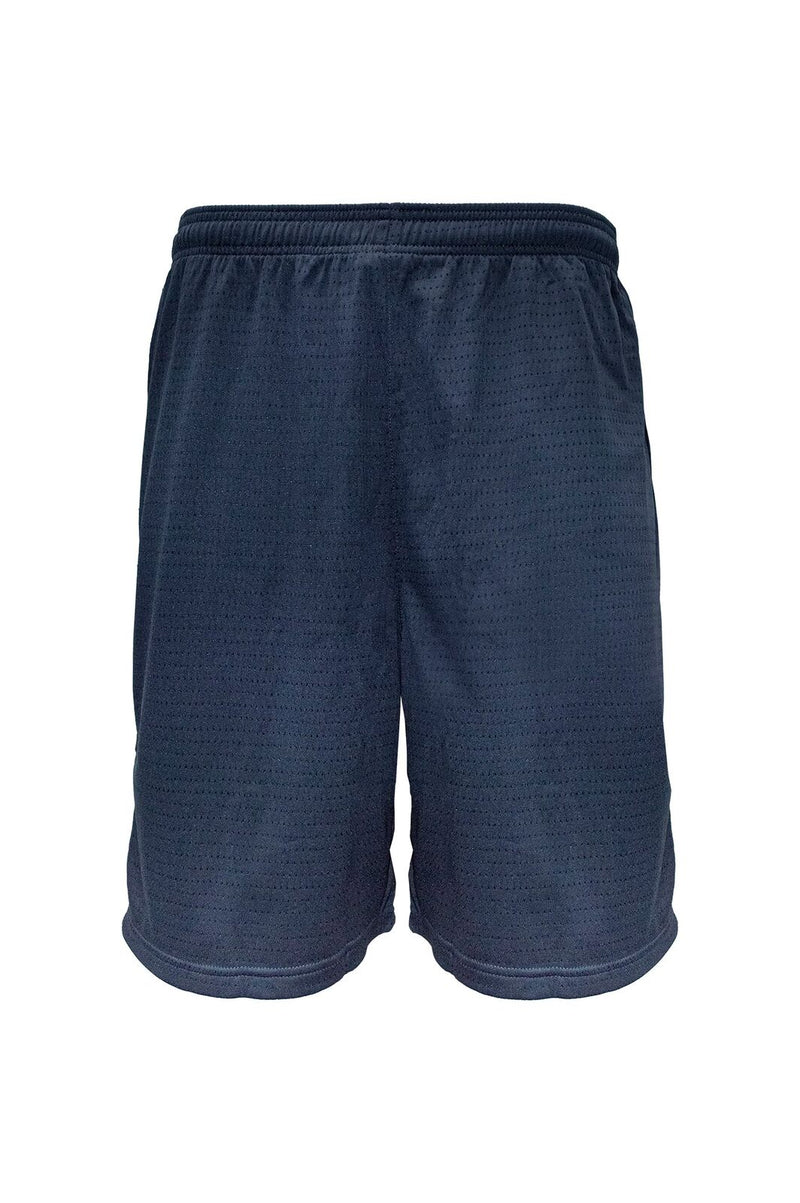 Load image into Gallery viewer, Sfida Swish Junior Boys Mesh Basketball Shorts Childrens Kids in Navy-0
