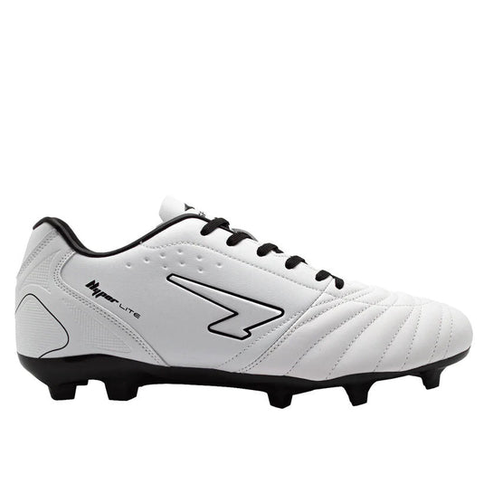 Sfida Elite Senior Mens Football Soccer Boots in White/Black-0