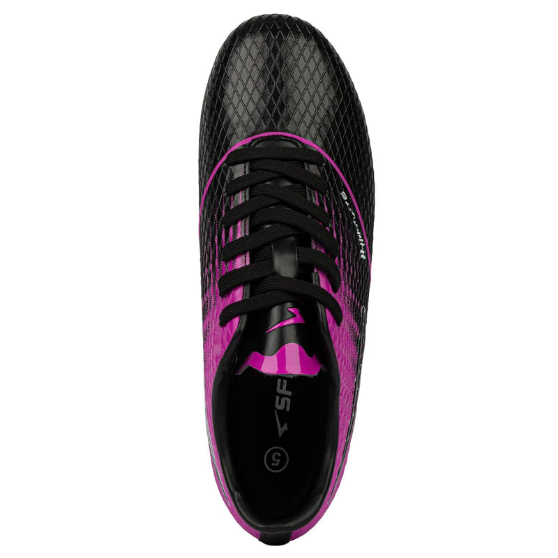 Load image into Gallery viewer, Sfida Equaliser Junior Football Soccer Boots Childrens Kids in Black/Purple-4
