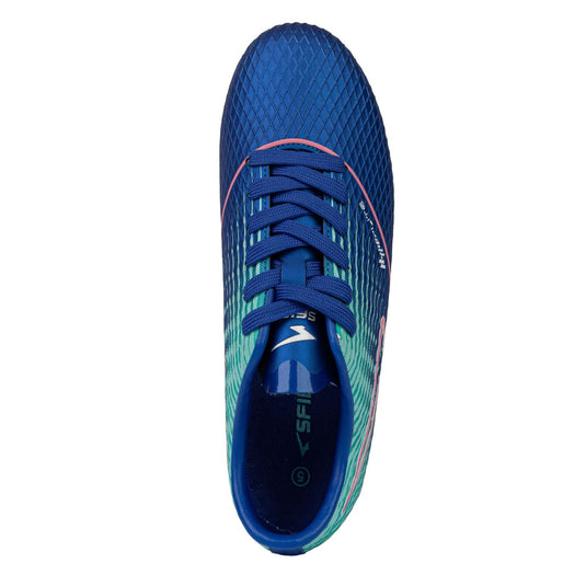 Sfida Equaliser Junior Football Soccer Boots Childrens Kids in Royal/Mint/Pink-4