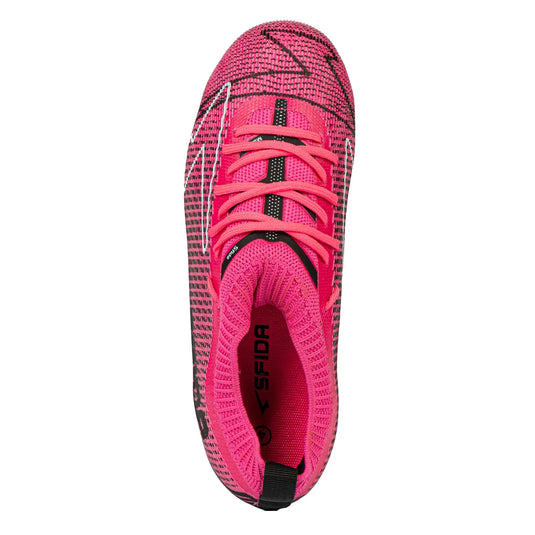 SFIDA Pulse Junior Sock Football/Soccer Boots in Pink-4
