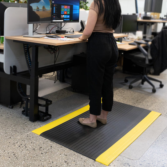 Sandleford Anti Fatigue Floor Mat Foam Standing Desk Home Office Rug Hi Vis - 150 x 90 cm-4