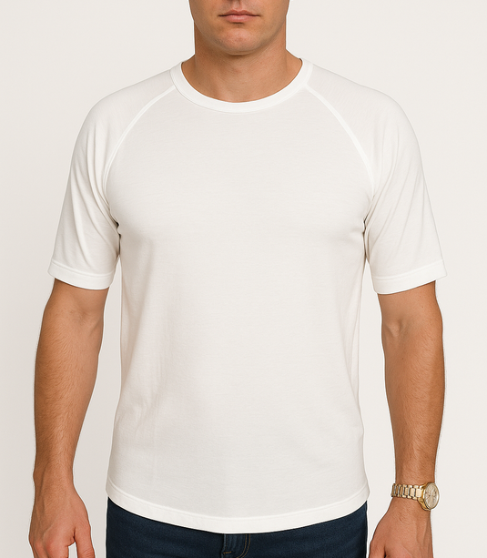 Mens Merino Wool Blend Short Sleeve Thermal Top Underwear Thermals Base Layer-12