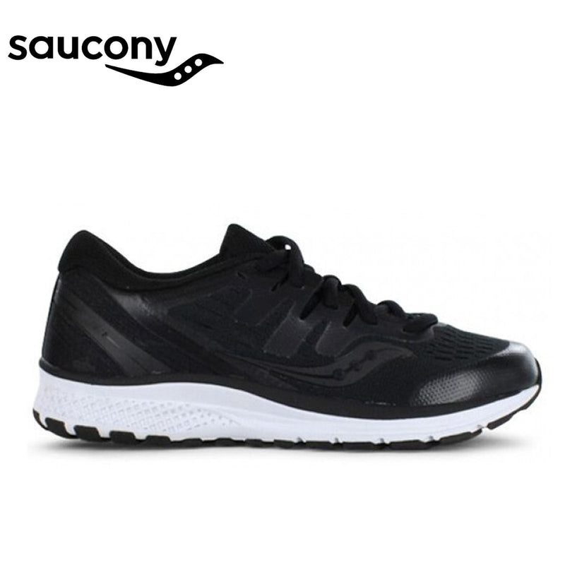 Load image into Gallery viewer, Saucony Kids Youth S GUIDE ISO 2 Sneakers Runners Medium Width Boys - Black/White-1
