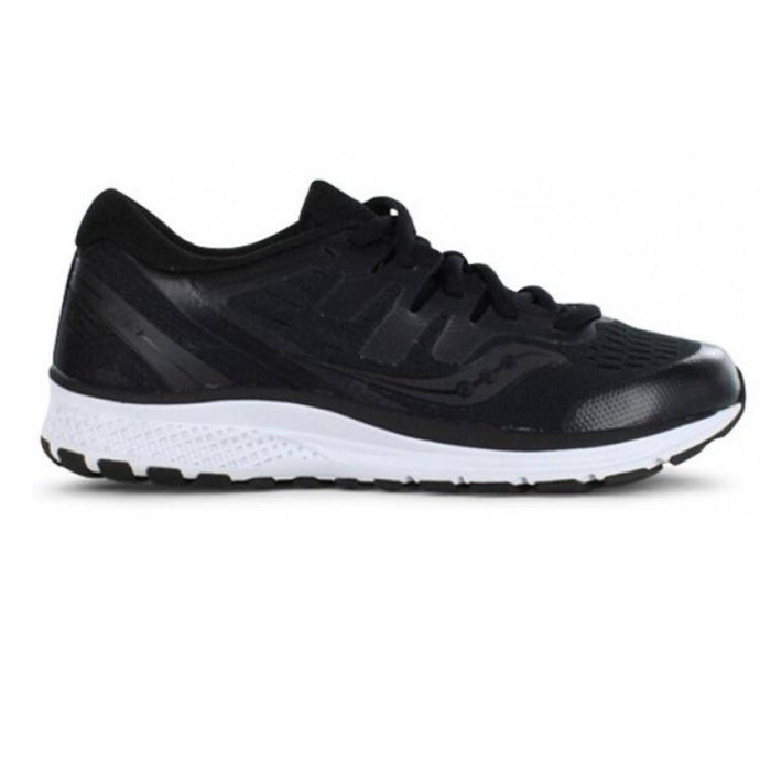 Saucony Kids Youth S GUIDE ISO 2 Sneakers Runners Medium Width Boys - Black/White-0