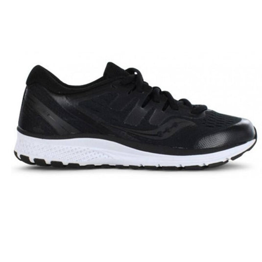 Saucony Kids Youth S GUIDE ISO 2 Sneakers Runners Medium Width Boys - Black/White-0