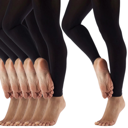 12x Womens Ladies Footless Tights Stockings Pantyhose Leg Hosiery Thermal  Bulk-1