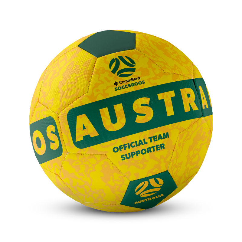 Load image into Gallery viewer, Summit Australia Socceroos Lava Soccer Ball Size 5 - Officially Licensed Team Supporter-1
