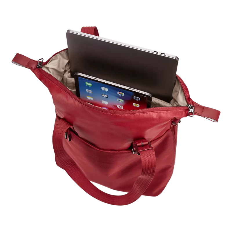 Load image into Gallery viewer, Thule 15L Spira Vertical Tote Travel Bag w/ Laptop/Tablet Sleeve in Rio Red-4
