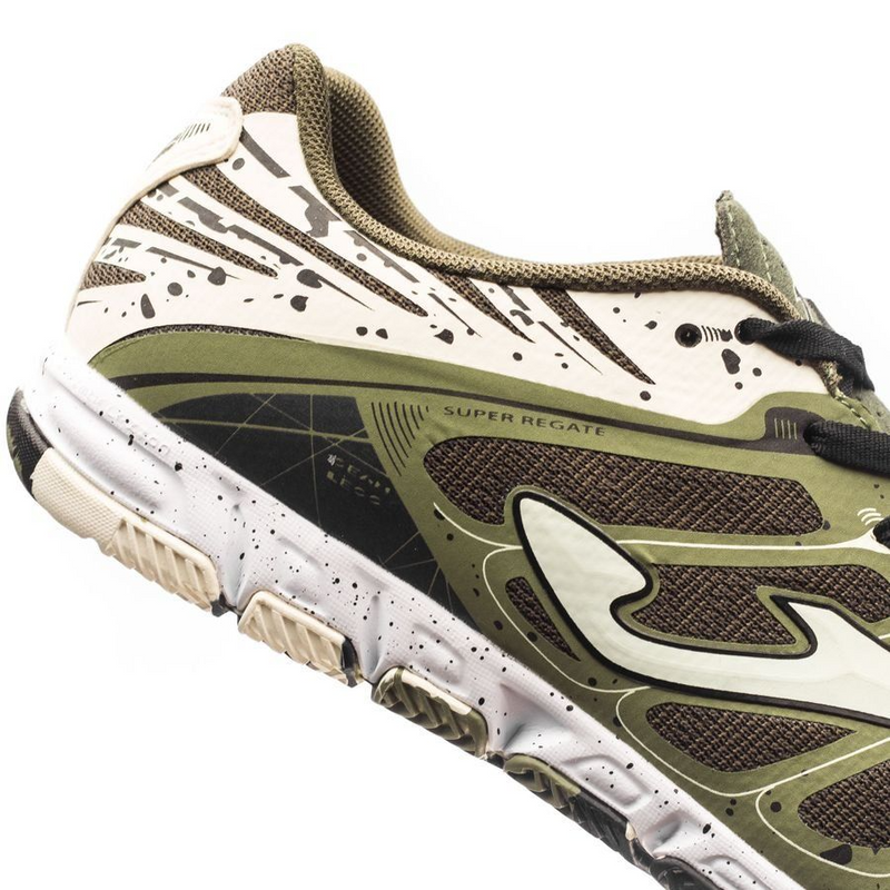 Load image into Gallery viewer, Joma Super Regate 823 Indoor Futsal Shoes Football Boots in Camo/Dark Green-4
