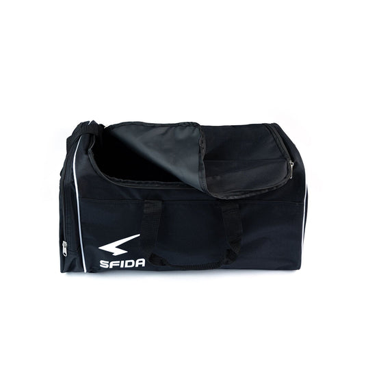 38L Sports Duffle Gym/Football/Soccer Bag w/ Shoe Storage Bag in Black-4