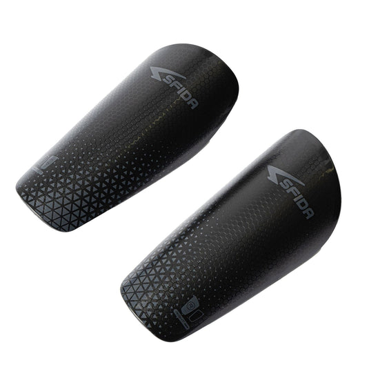 Sfida Slip-in Soccer Football Futsal Shinguard in Black/Grey-3