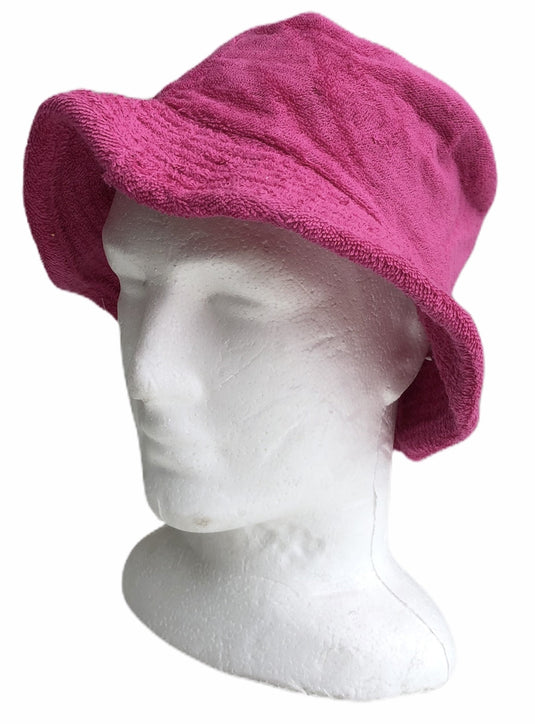 Stingy Brim Terry Towelling Bucket Hat Daggy Fishing Camping Lad Cap 100% COTTON-33