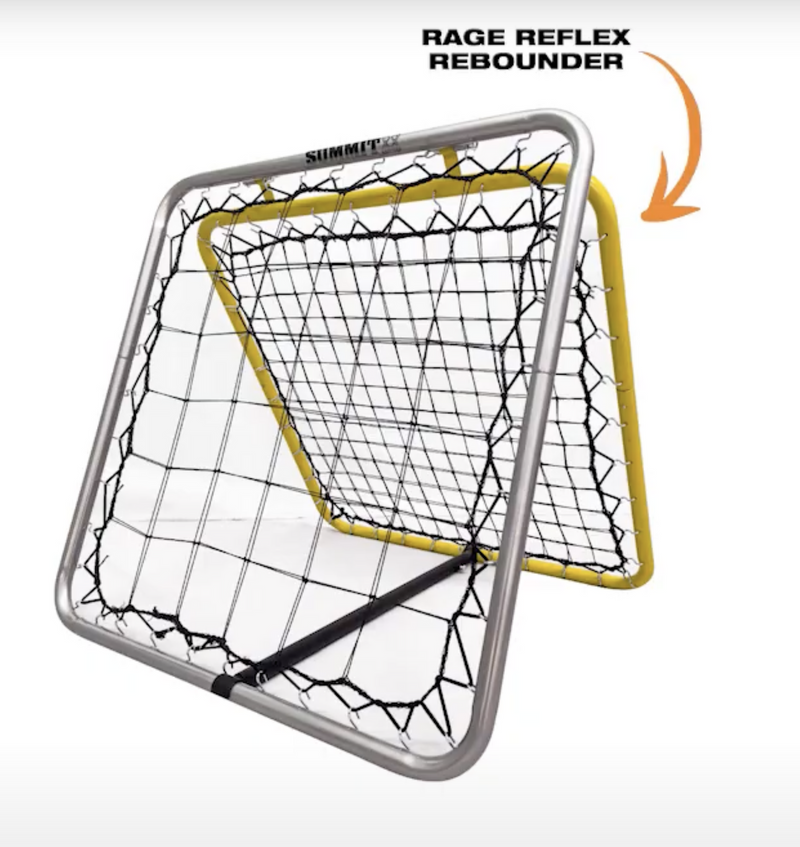 Load image into Gallery viewer, Summit Double Sided Rapid Reflex Rebounder Net 74 x 74cm w/ Small &amp; Large Mesh Sides-2
