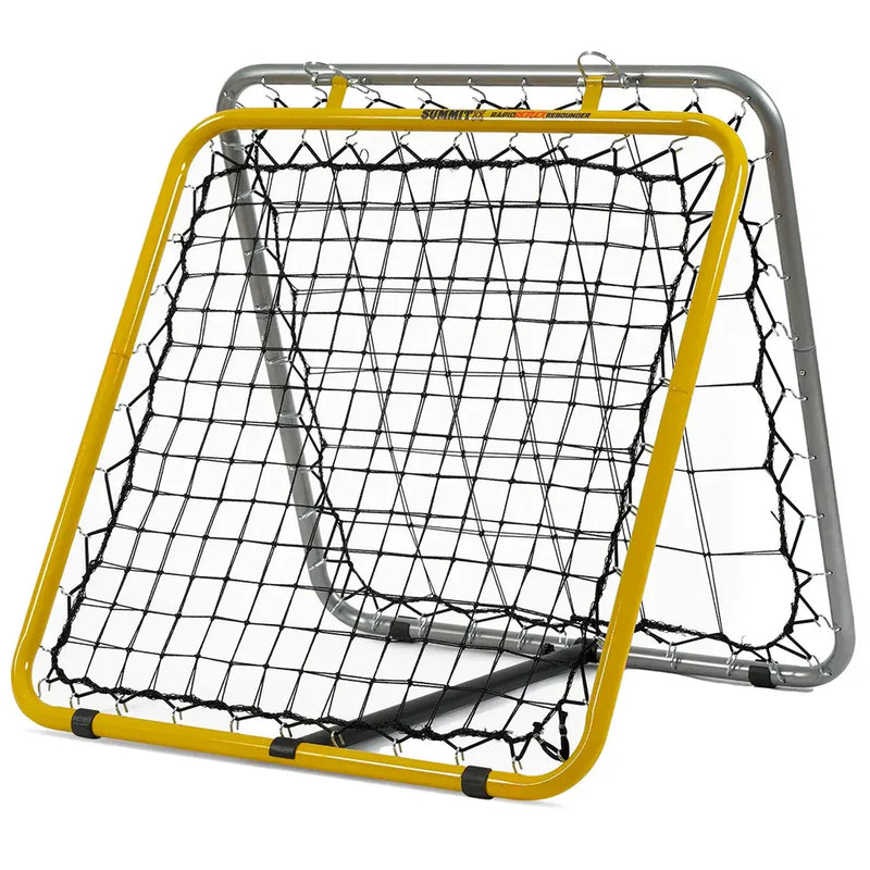 Load image into Gallery viewer, Summit Double Sided Rapid Reflex Rebounder Net 74 x 74cm w/ Small &amp; Large Mesh Sides-0
