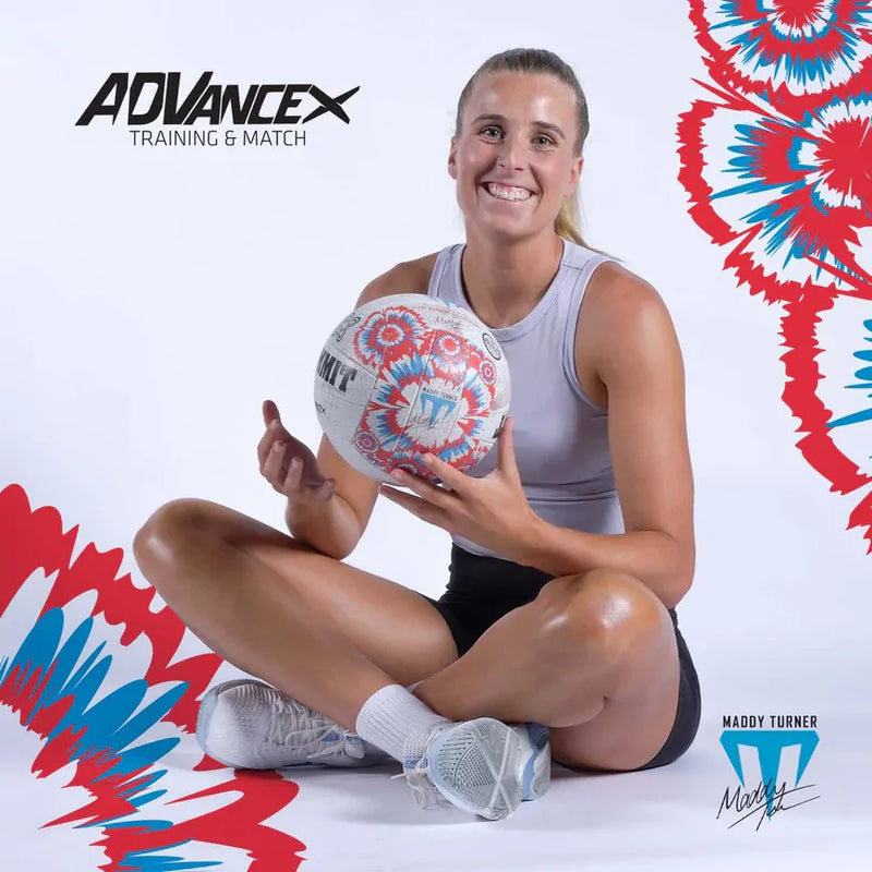 Load image into Gallery viewer, Summit Maddy Turner Advance X 2.0 Netball Size 5 Training &amp; Match Ball Glitter 3D Grip-2
