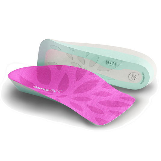Womens Superfeet Me 3/4 Length Insoles Inserts Orthotics Arch