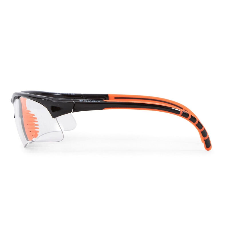 Load image into Gallery viewer, Tecnifibre Squash Absolute Protective Glasses Sports Eyewear in Black/Orange-3
