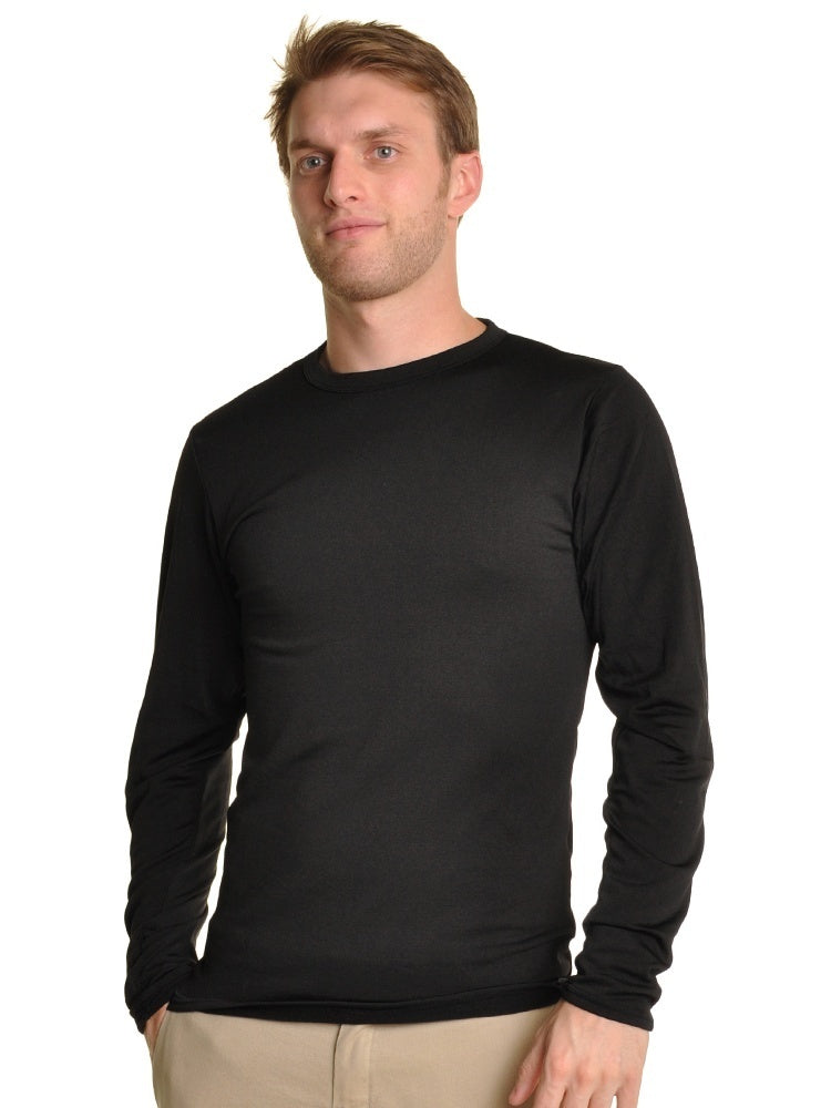 Load image into Gallery viewer, Mens Thermal Top w/ Brushed Interior Warm Winter Fleece Baselayer-8
