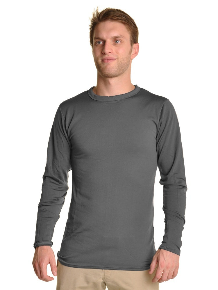 Load image into Gallery viewer, Mens Thermal Top w/ Brushed Interior Warm Winter Fleece Baselayer-14
