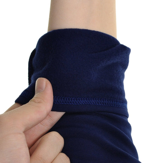 Mens Thermal Top w/ Brushed Interior Warm Winter Fleece Baselayer-3