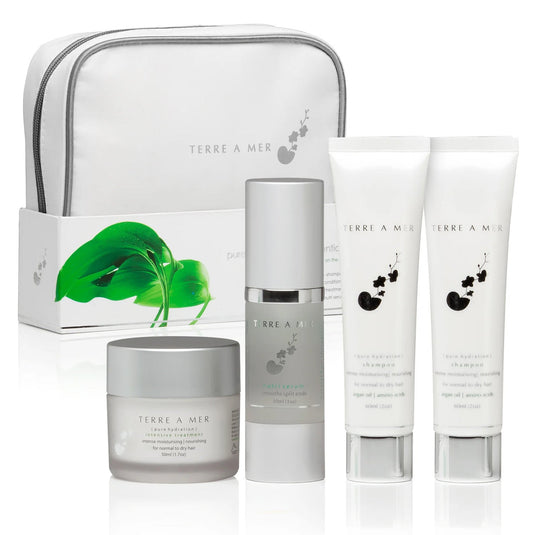 TERRE A MER Pure Hydration Moisture Keratin Aftercare (Travel Hair Repair Kit)-0