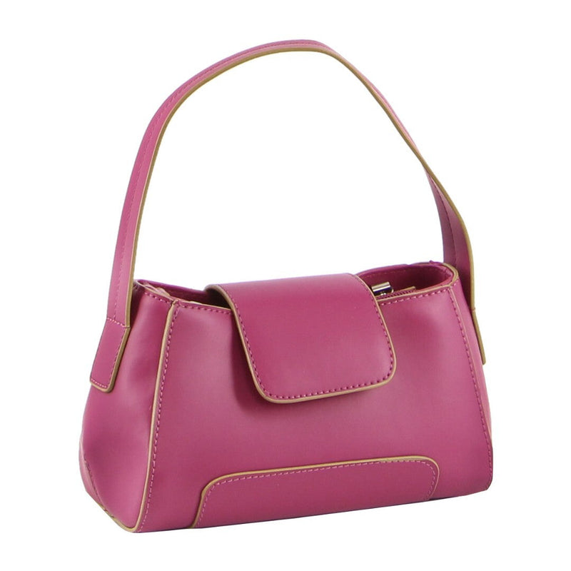 Load image into Gallery viewer, Milleni Mini Fashion Handbag Tote Bag in Magenta-1
