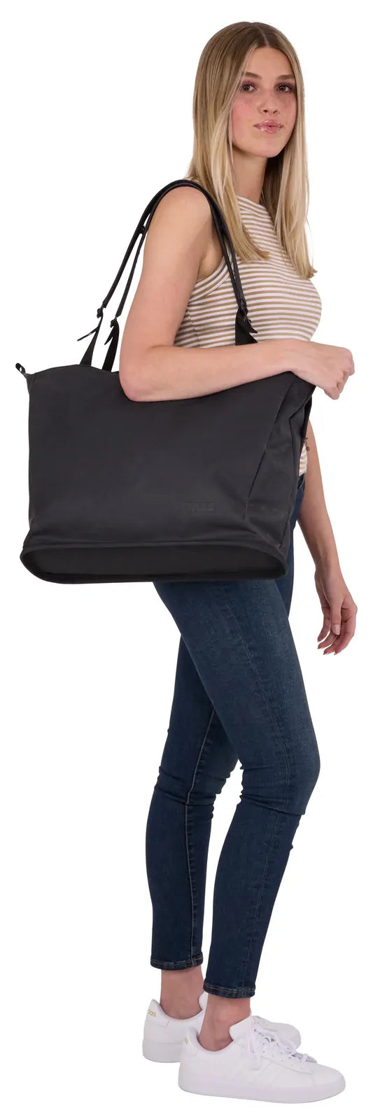 Load image into Gallery viewer, THULE Aion 23L Recycled PFC-Free Tote Bag w/ 16” Laptop Wet Pocket in Black-2
