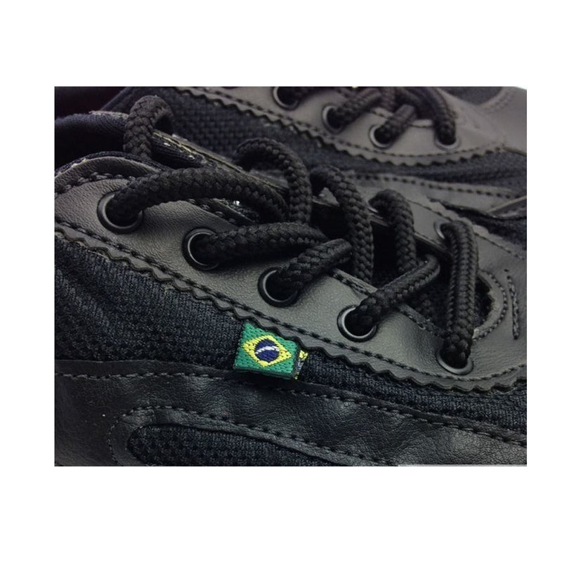 Load image into Gallery viewer, TAYGRA Slim Shoe Vegan Leather Recycled Flexible Ethical Handmade Sneakers Eco - All Black-3
