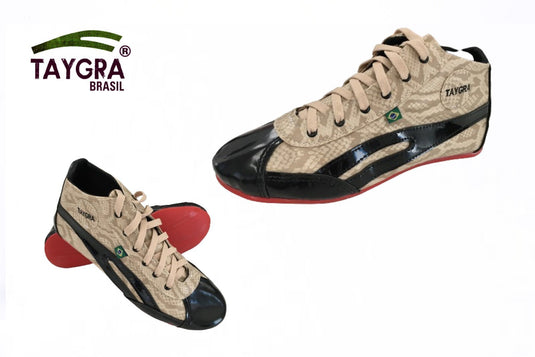 TAYGRA High Top Dance Shoe Comfy Flexible Ethical Handmade Eco Sneakers - Snakeskin-1