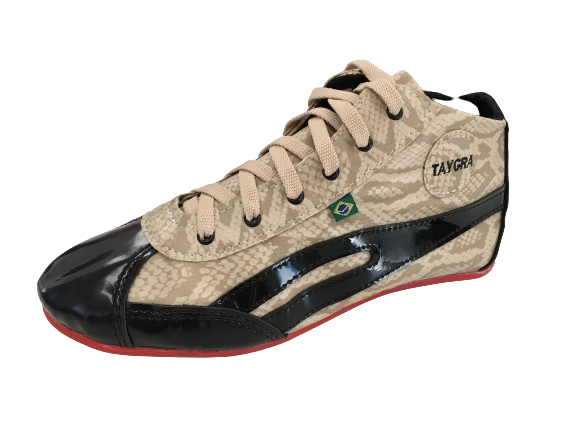 Load image into Gallery viewer, TAYGRA High Top Dance Shoe Comfy Flexible Ethical Handmade Eco Sneakers - Snakeskin-3
