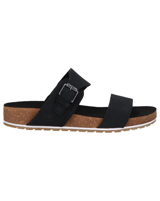 Timberland Womens Malibu Waves Slide Sandals Flip Flops - Black Nubuck-0
