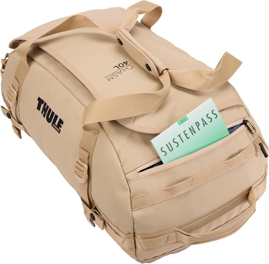 Thule Chasm 40L Duffel Bag Convertible Backpack Duffle in Gentle Biege-3