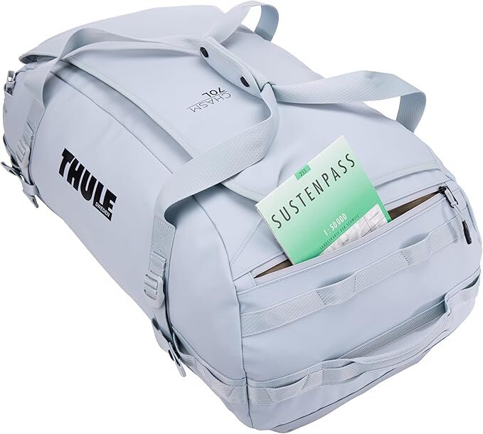 Load image into Gallery viewer, Thule Chasm 70L Duffel Overnight Bag Convertible Backpack Duffle in Soft Blue-3
