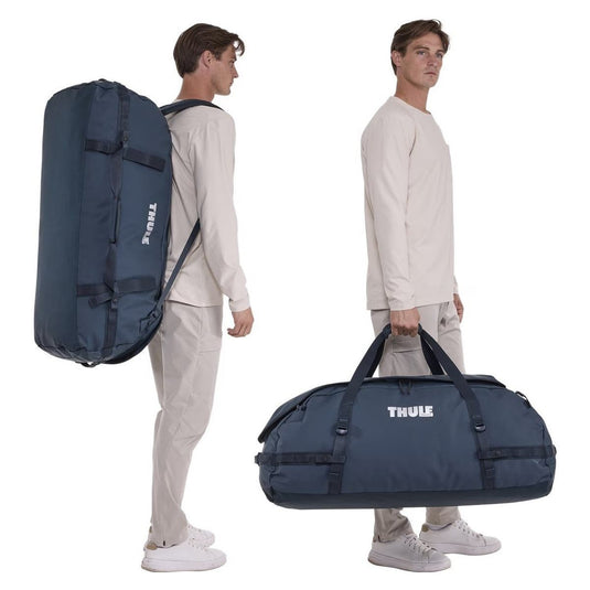 Thule Chasm 130L Duffel Overnight Bag Convertible Backpack Duffle in Darkest Blue-4