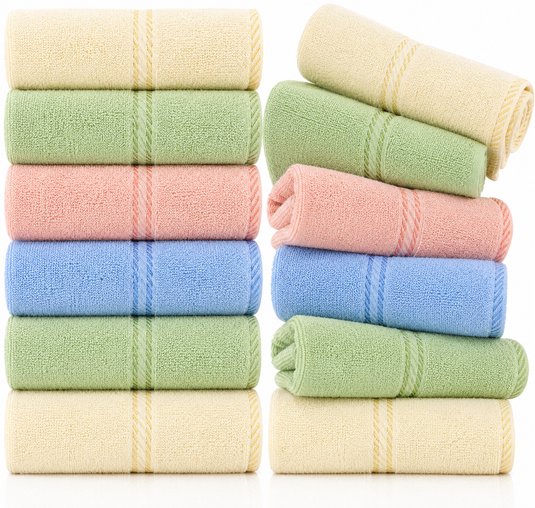 168x 100% Cotton Hand Towels Face Washers Bulk (34x62cm) in Assorted Colours-0
