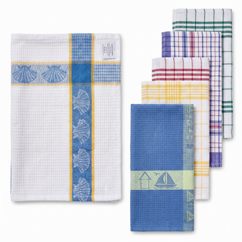 Load image into Gallery viewer, 12pcs 100% Cotton Jumbo Tea Towel 90cm x 63cm - Assorted Colours-3
