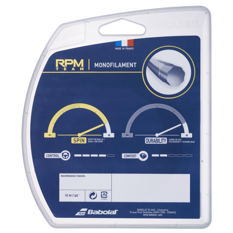 Load image into Gallery viewer, Babolat RPM Team Tennis String 1.25mm/17 Gauge in Blue (Carlos Alcaraz)-2

