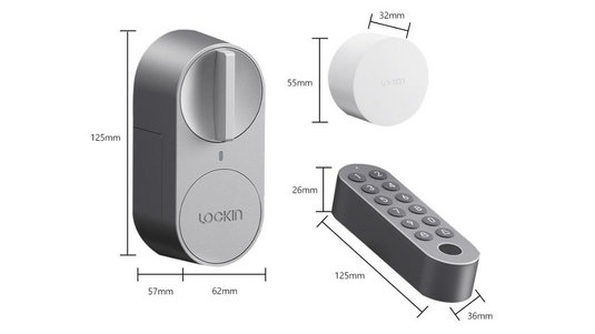 Lockin Smart Door Lock G30 Fingerprint Keyless Entry WiFi App Control for US Cylinder Locks-2