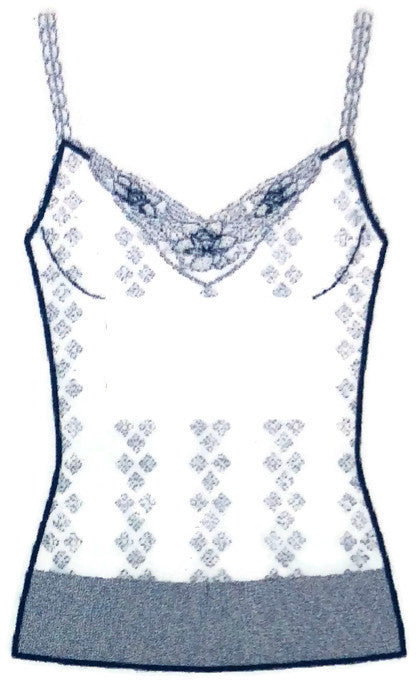 Load image into Gallery viewer, Womens Pure Merino Wool Pointelle Knit Camisole Thermal Top Cami Thermals-3
