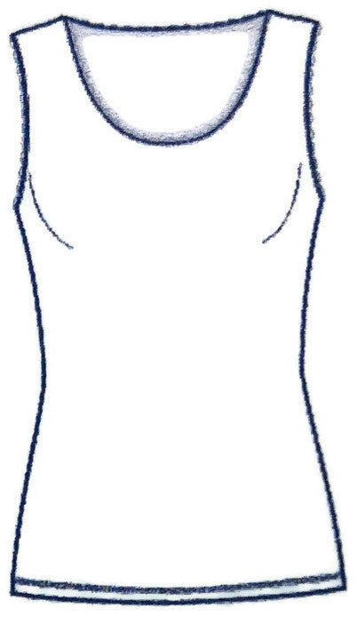 Load image into Gallery viewer, Thermo Fleece Merino Wool Blend Thermal Ladies Scoop Neck Tank Top with Lace-3
