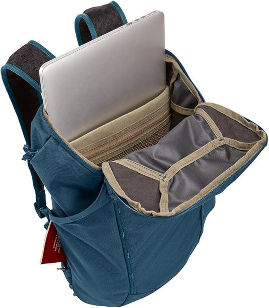 Thule 70L Womens Landmark Backpack Travel Hiking Bag w/ Laptop Sleeve in Majolica Blue-4